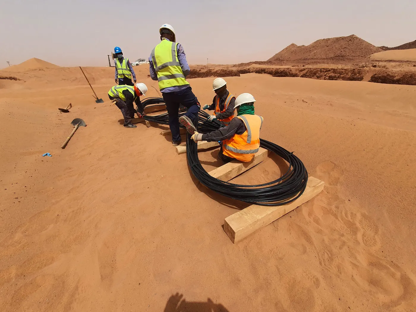 Desert Fiber Optic Rollout